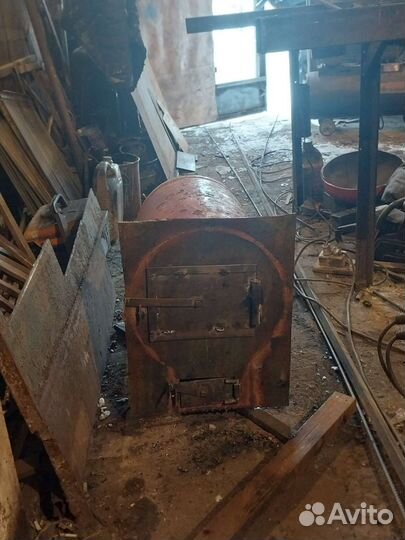 Печь для бани из трубы
