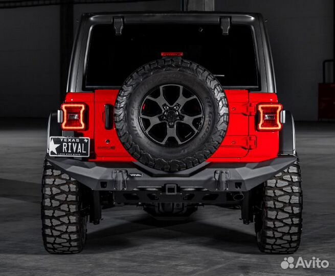 Задний бампер Rival Jeep Wrangler JL