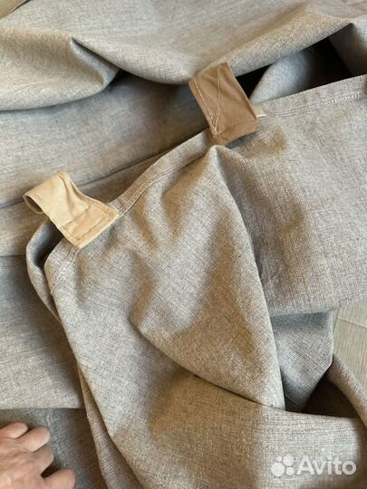 Штора на липучках