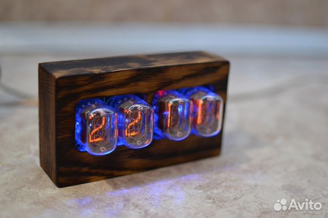 Часы ламповые ин-12