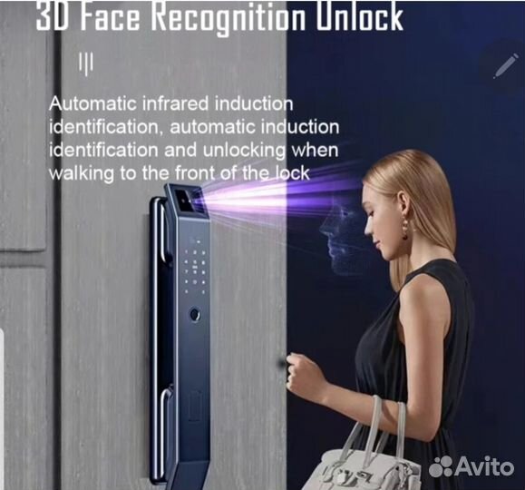 Замoк с Face ID (новый в ассорт.)