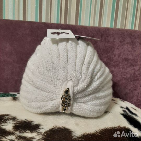 Шапка женская новая модель чалма 350(доставка+100)