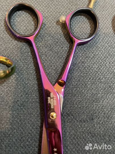 Ножницы парикмахерские, филировочная бритва
