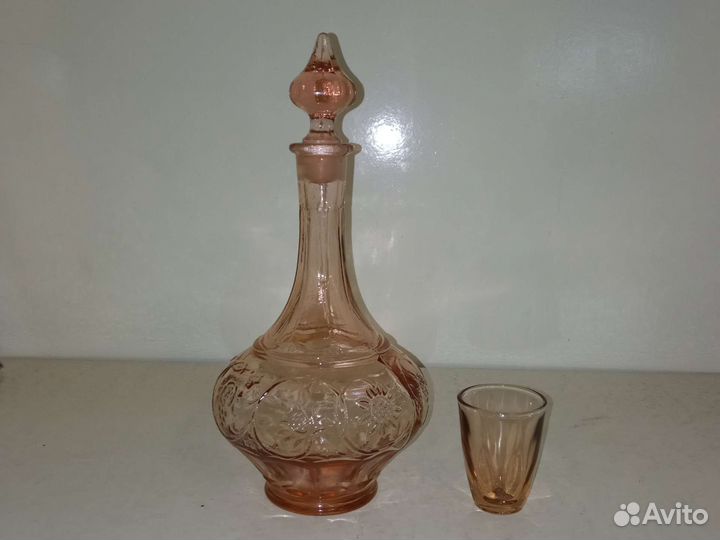 Графин цветной СССР