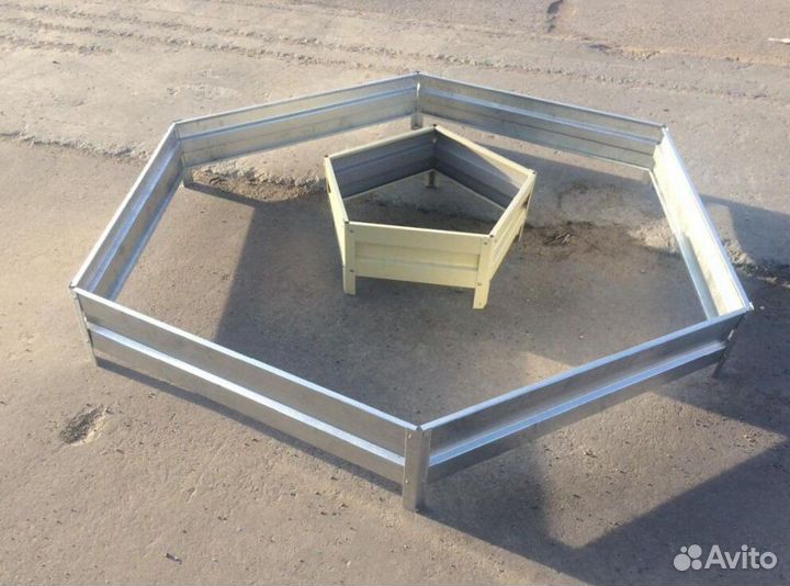 Грядка цветная 1м х 2,5м х 32см