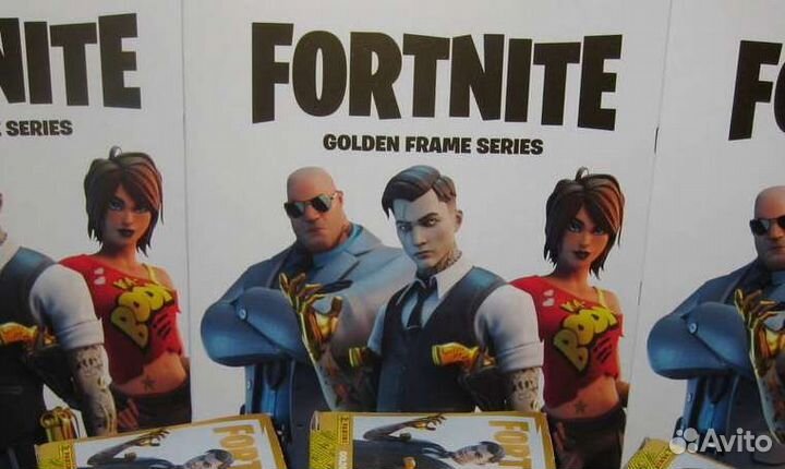 Наклейки panini Fortnite Golden Frame Series