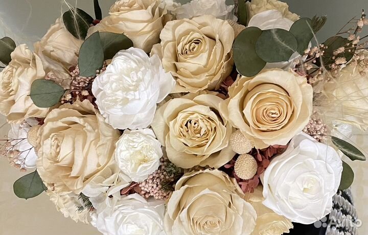 Букет из стабилизированных цветов