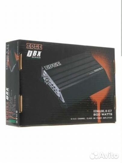 Автозвук. Усилитель 4х канальный edge EDA100.4