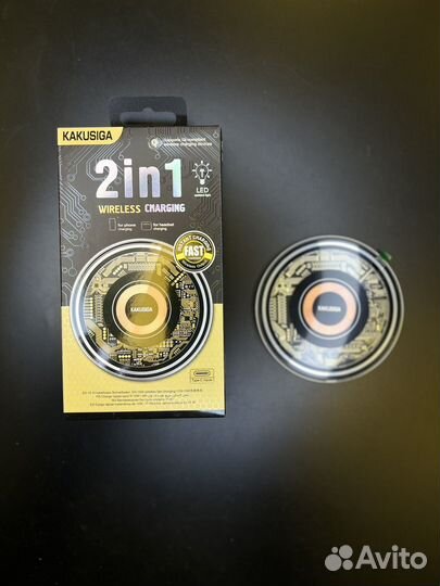 Беспроводная зарядка 2 в 1