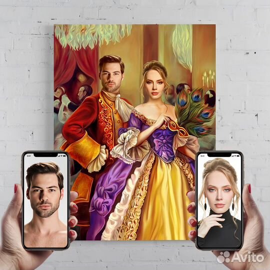 Портрет на холсте по фото в Новой Майне