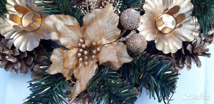 Новогодний рождественский венок