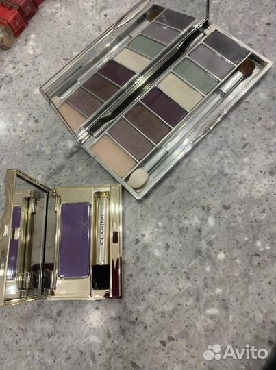 Тени для век Clarins и Clinique