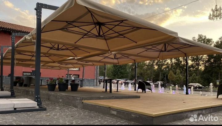 Зонты для кафе.Зонты боковые. Зонты уличные