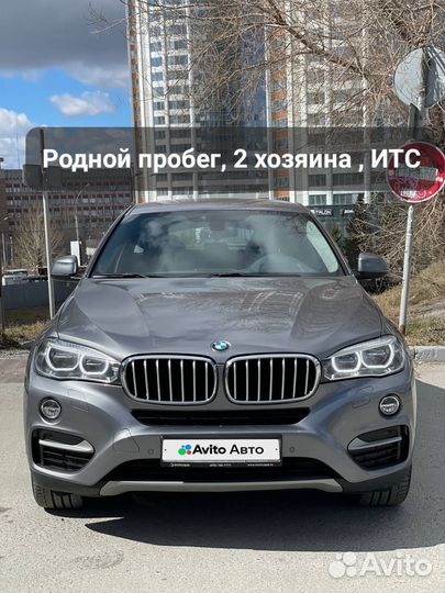BMW X6 3.0 AT, 2017, 87 000 км