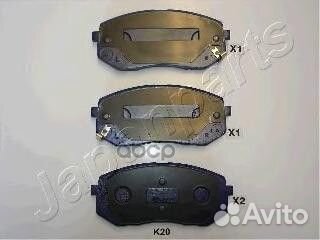 Колодки тормозные дисковые, комплект перед