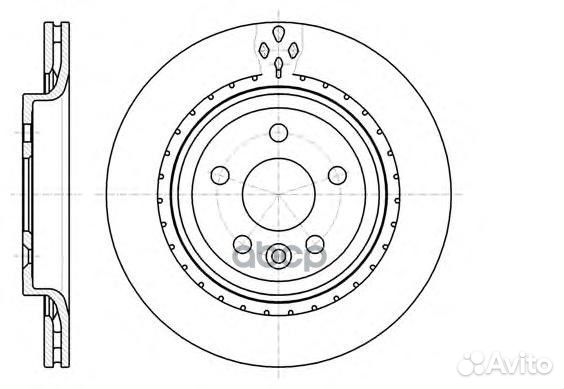 Диск тормозной 6130510 Remsa