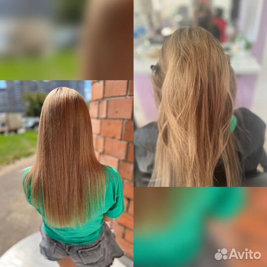 Кератиновое выпрямление волос