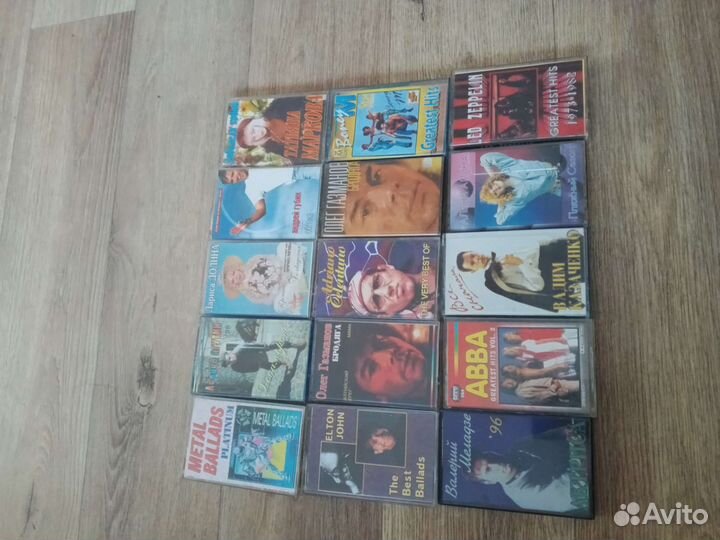 Аудиокассеты поп, рок