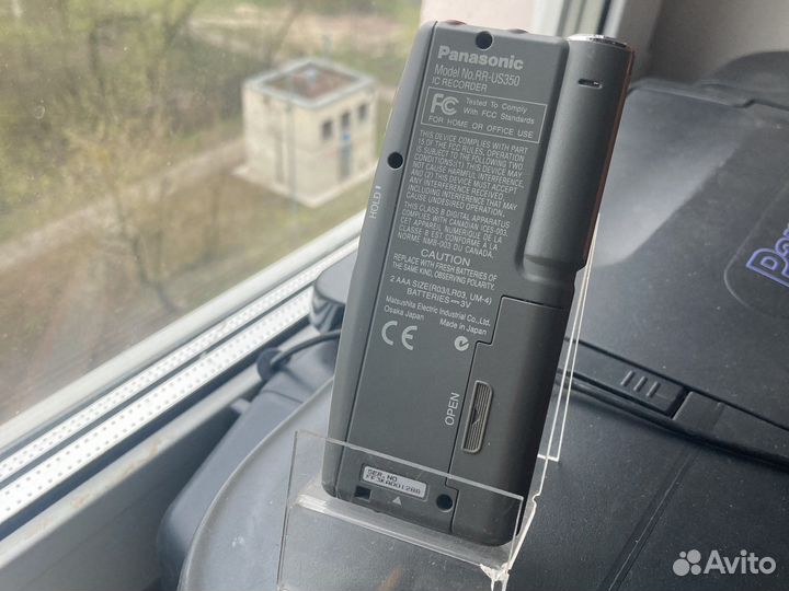 Диктофон panasonic rr-us350