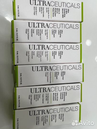 Ultraceuticals пробники очищен/крем/сыворотки/spf