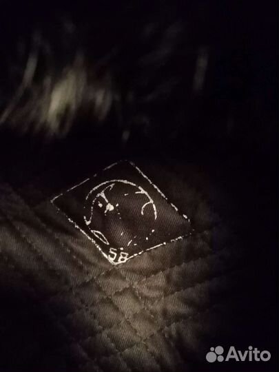 Шапка ушанка из кролика 58 размер