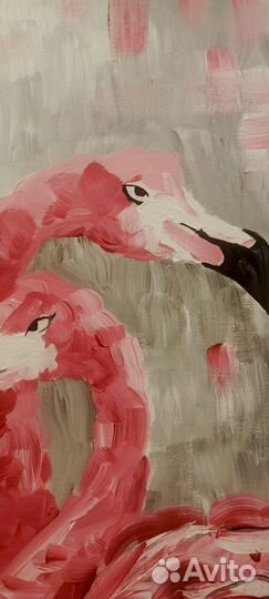 Картина акрилом на холсте