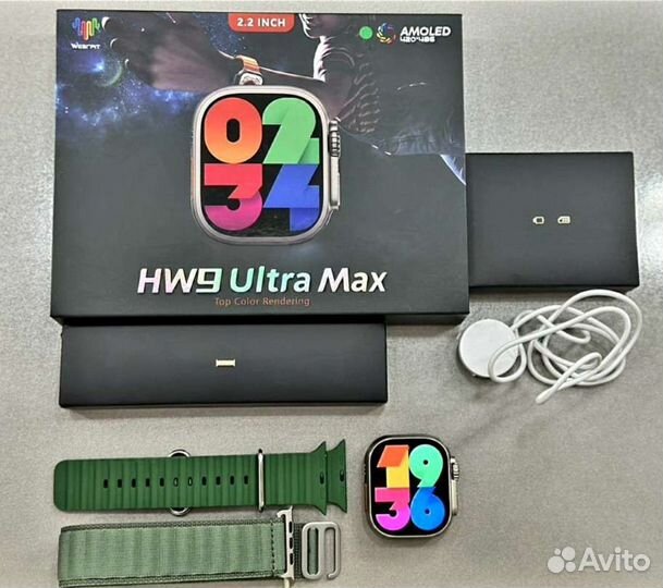 Smart часы HW9 Ultra Max amoled NEW