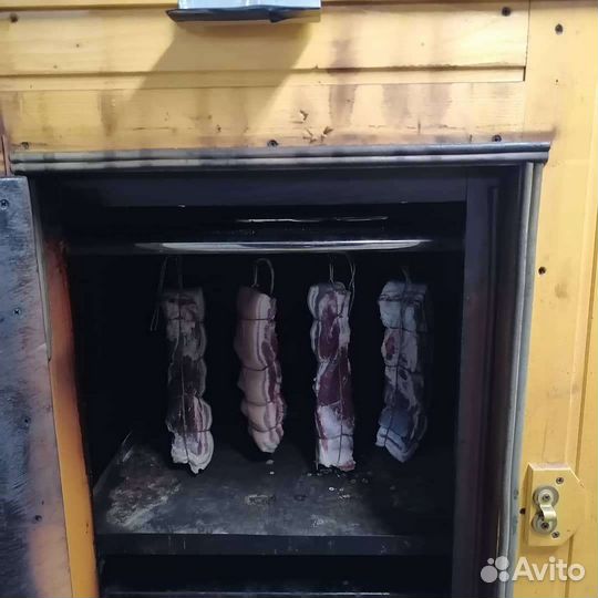 Коптильня горячего копчения бу