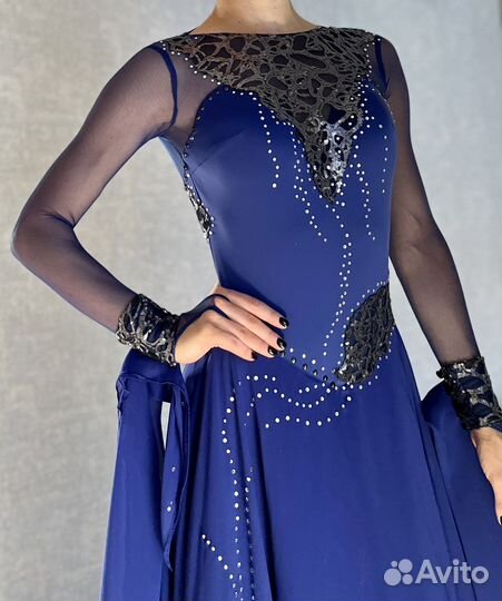 Платье для бальных танцев стандарт