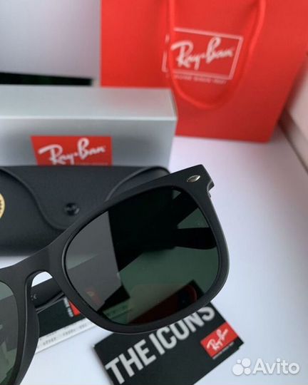 Очки ray ban wayfarer rb4381 зеленые