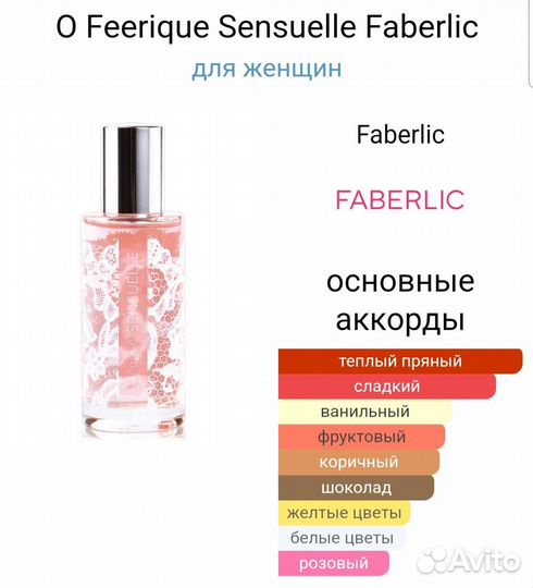 Женская парфюмерная вода Faberlic, 30 мл