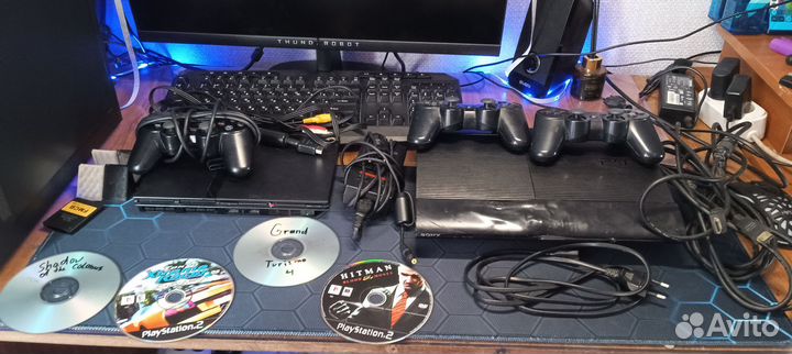Игровые приставки PS 2 и PS3