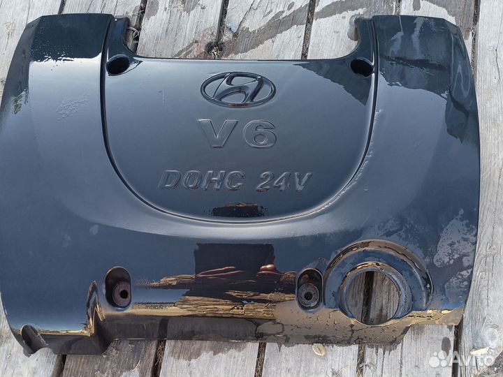 Декоративная крышка двигателя Hyundai Santa Fe