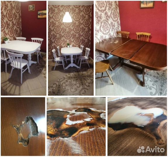 Перекраска ремонт и реставрация деревянной мебели