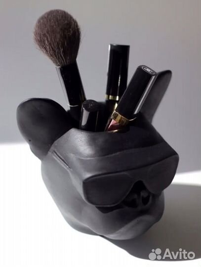 Кашпо Бульдог Органайзер для хранения косметики