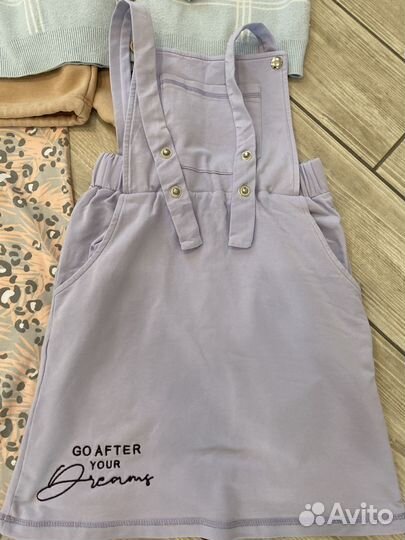 Вещи пакетом для девочки 134 140