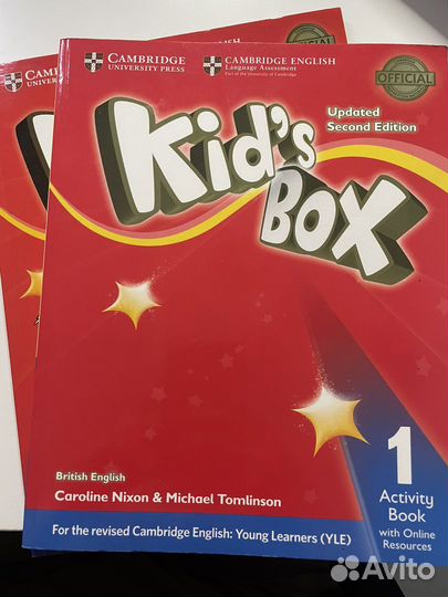 Учебник и рабочая тетрадь Kid's Box 1 с диском