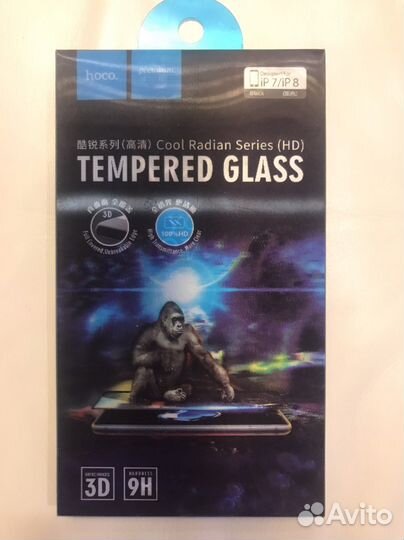 Стекло для iPhone 7 и 8 (hoco premium)