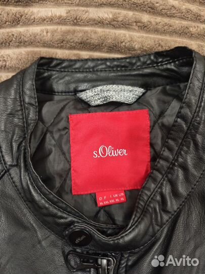 Кожаная куртка мужская s.Oliver