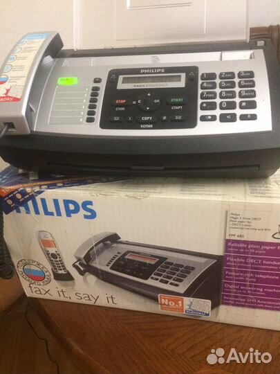 Новый. Телефон Факс Philips