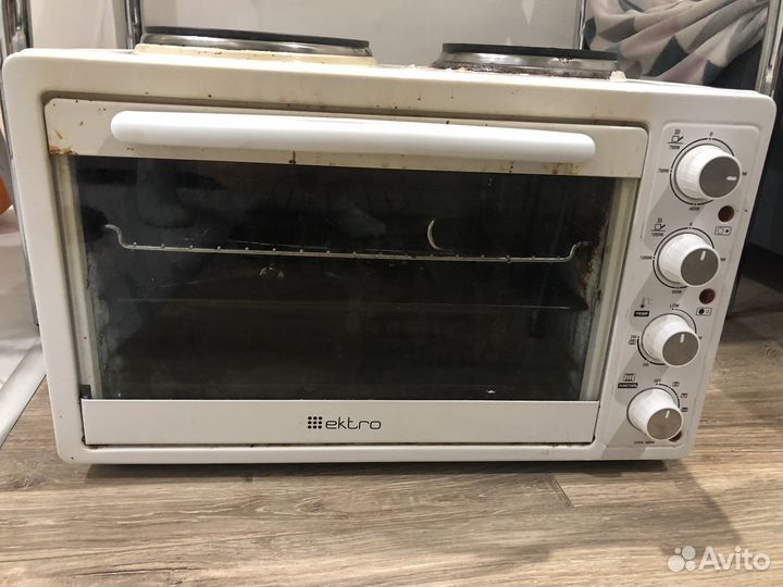Электрическая мини печь духовка с конвекцией