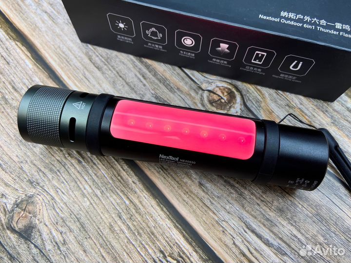 Фонарик Xiaomi NexTool Natuo Outdoor 6-in-1
