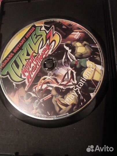 Диск Черепашки-ниндзя tmnt 3 для Sony PS2