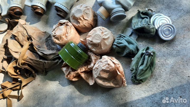 Противогазы СССР с фильтрами