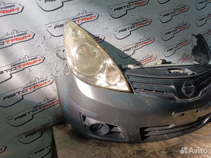 Nosecut nissan note E11 NE11 ZE11 2 модель 620221A28A серый, KAD QA5330