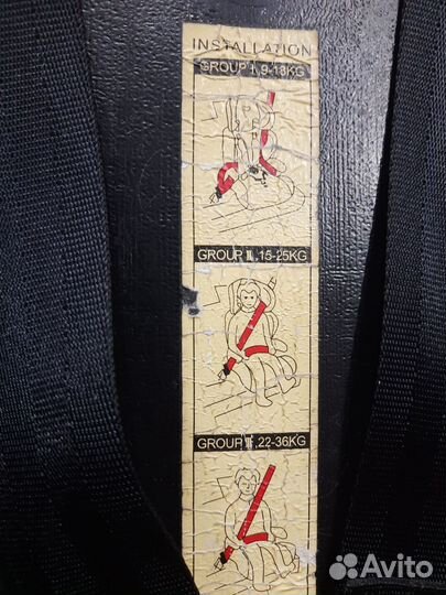 Детское автокресло бу