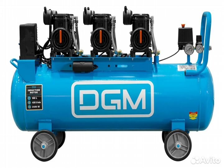 Компрессор воздушный безмасляный DGM AC-6100LD