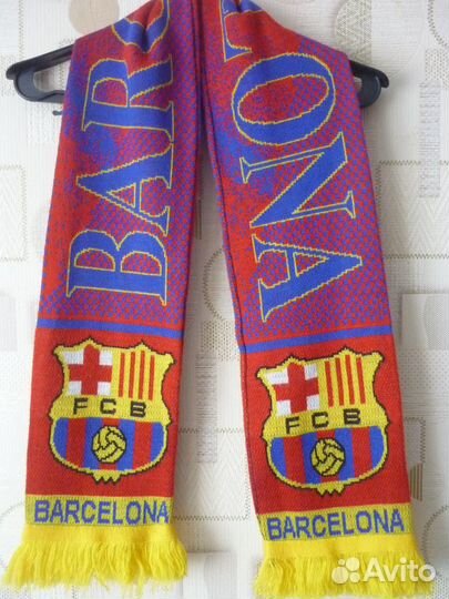 Шарф болельщика Барселона