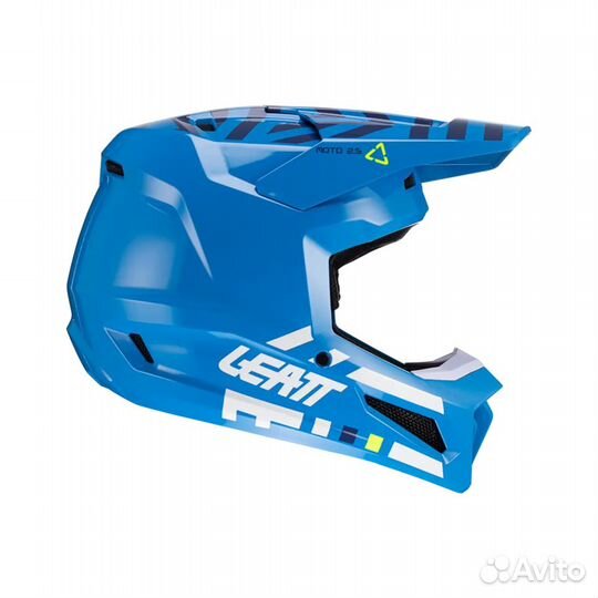 Мотошлем Leatt Moto 2.5 Helmet (Cyan, L, 2024 (10