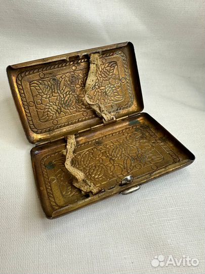 Латунный портсигар